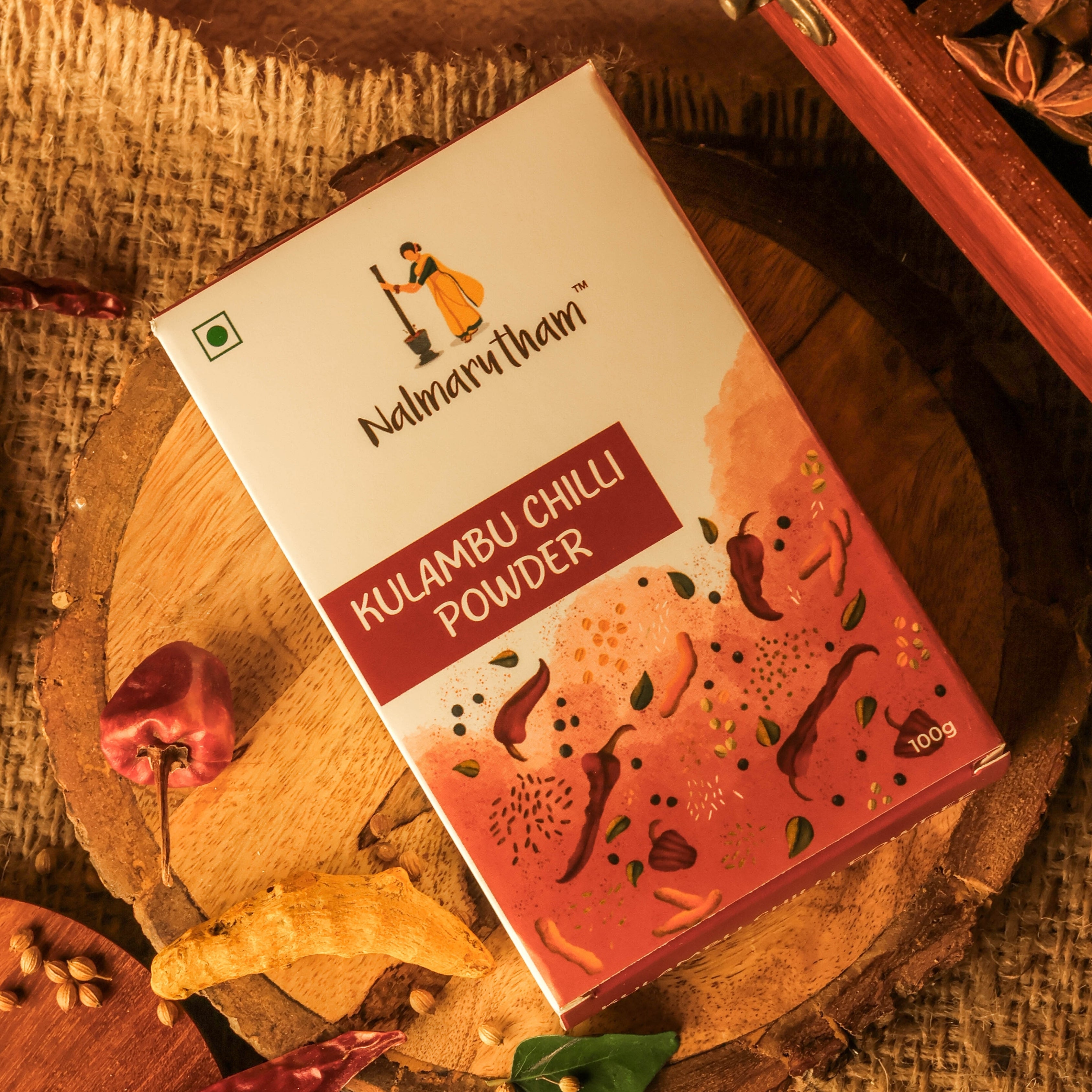 Homemade Kulambu chilli powder, Kuzhambu milagai thool, kuzhambu masala powder, Nalmarutham, Homemade Masala Powder