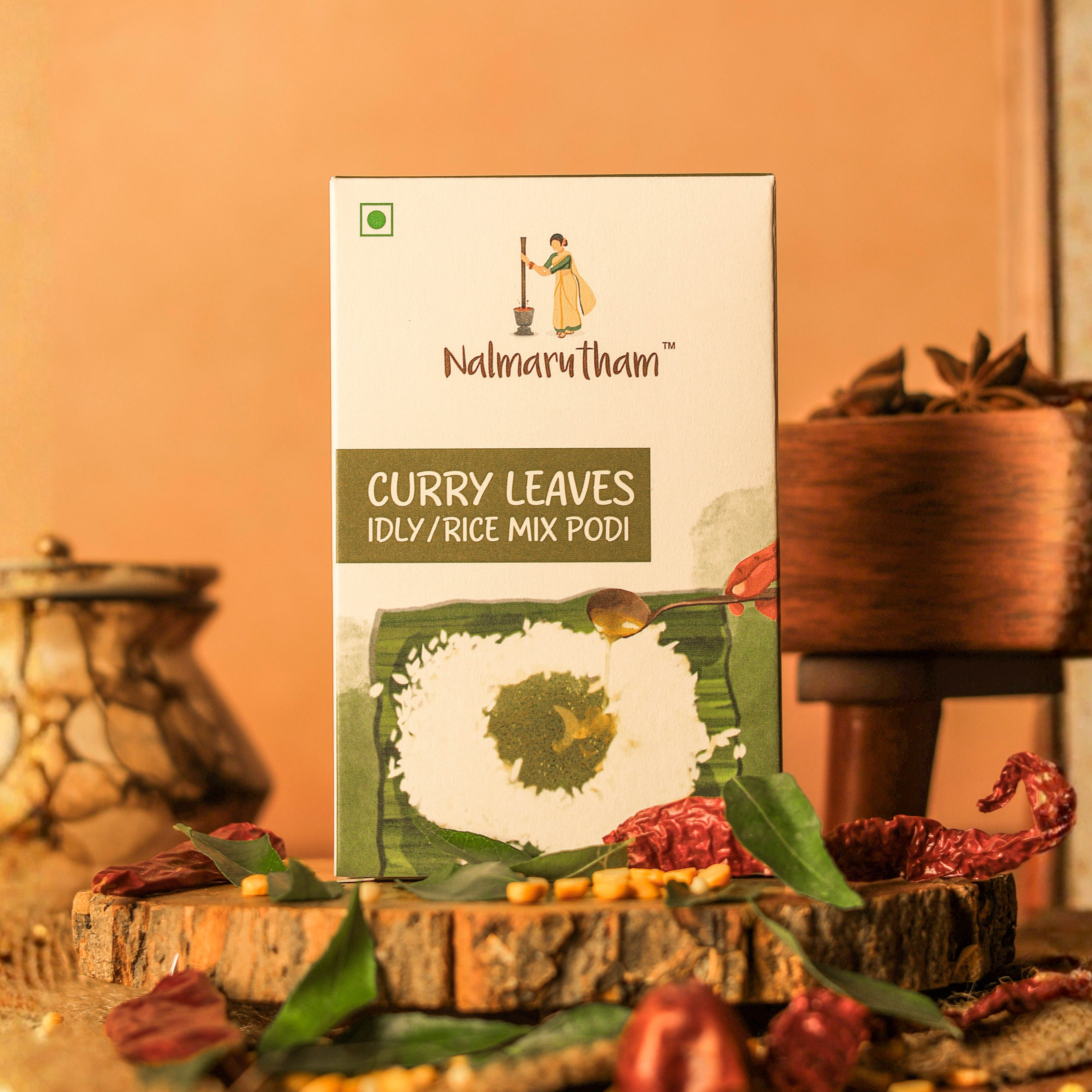 Premium curry leaves rice mix powder for kids and families