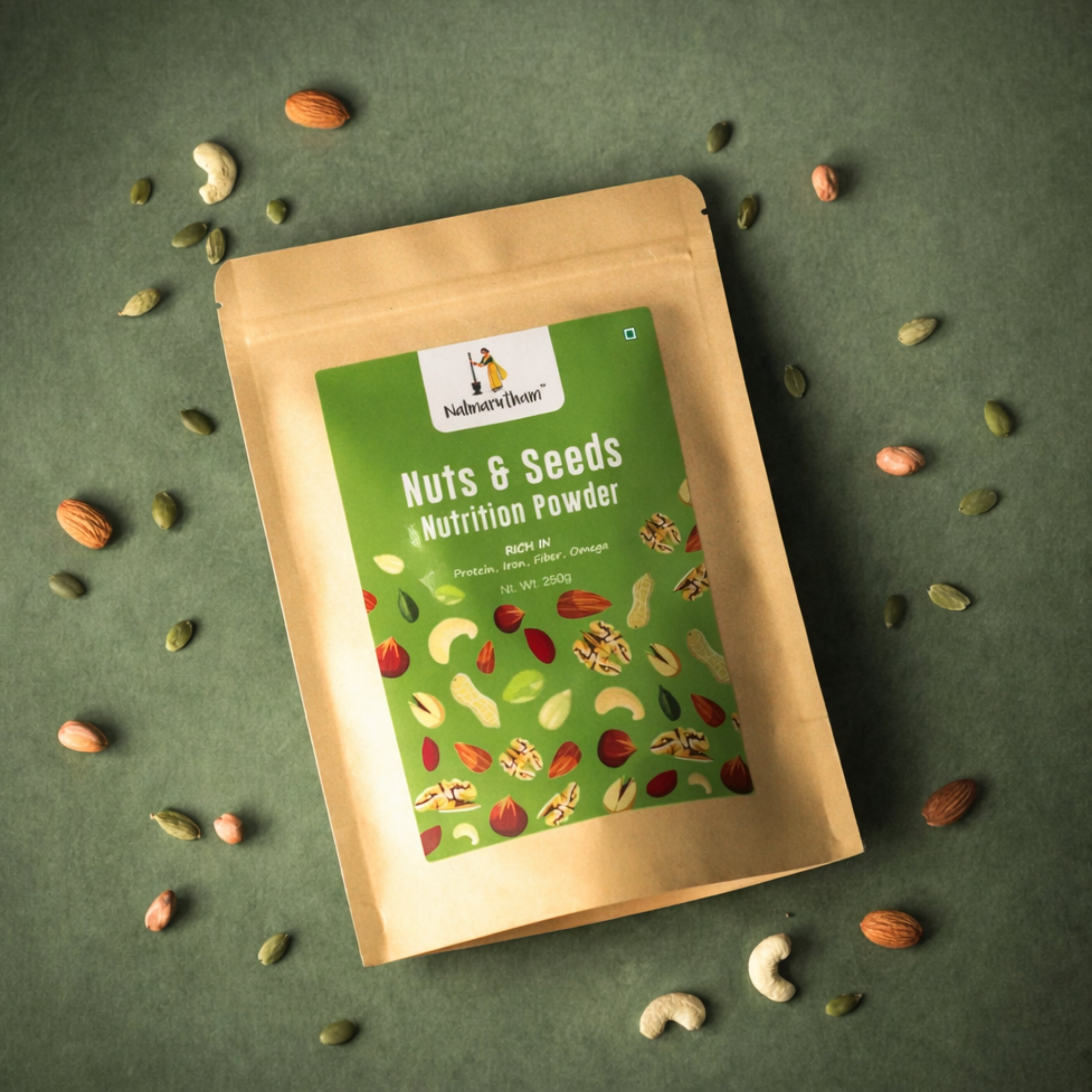 Homemade style nuts and seeds powder for kids and families
