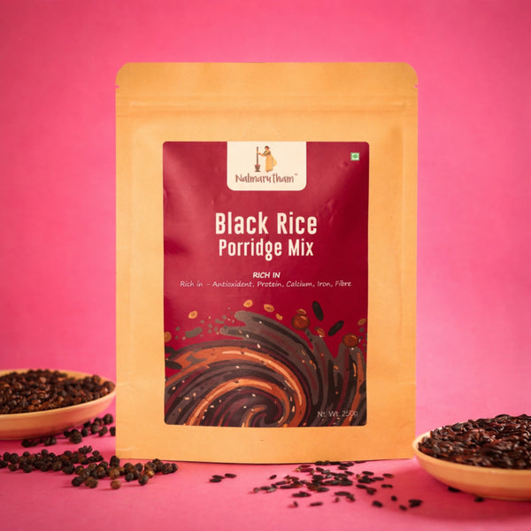 Traditional karuppu kavuni porridge mix for healthy growth and immunity