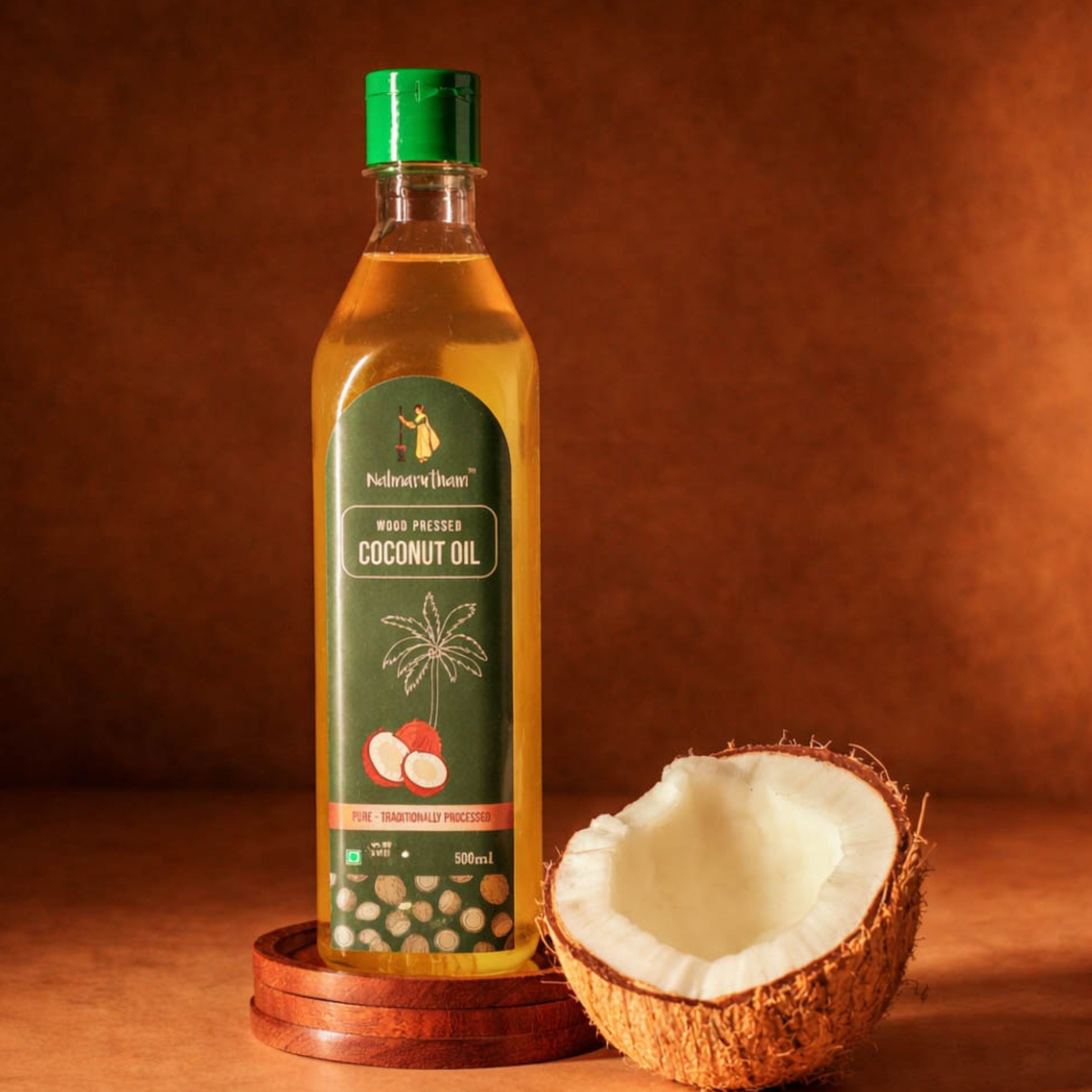 Premium coconut oil for cooking, hair care and skin care