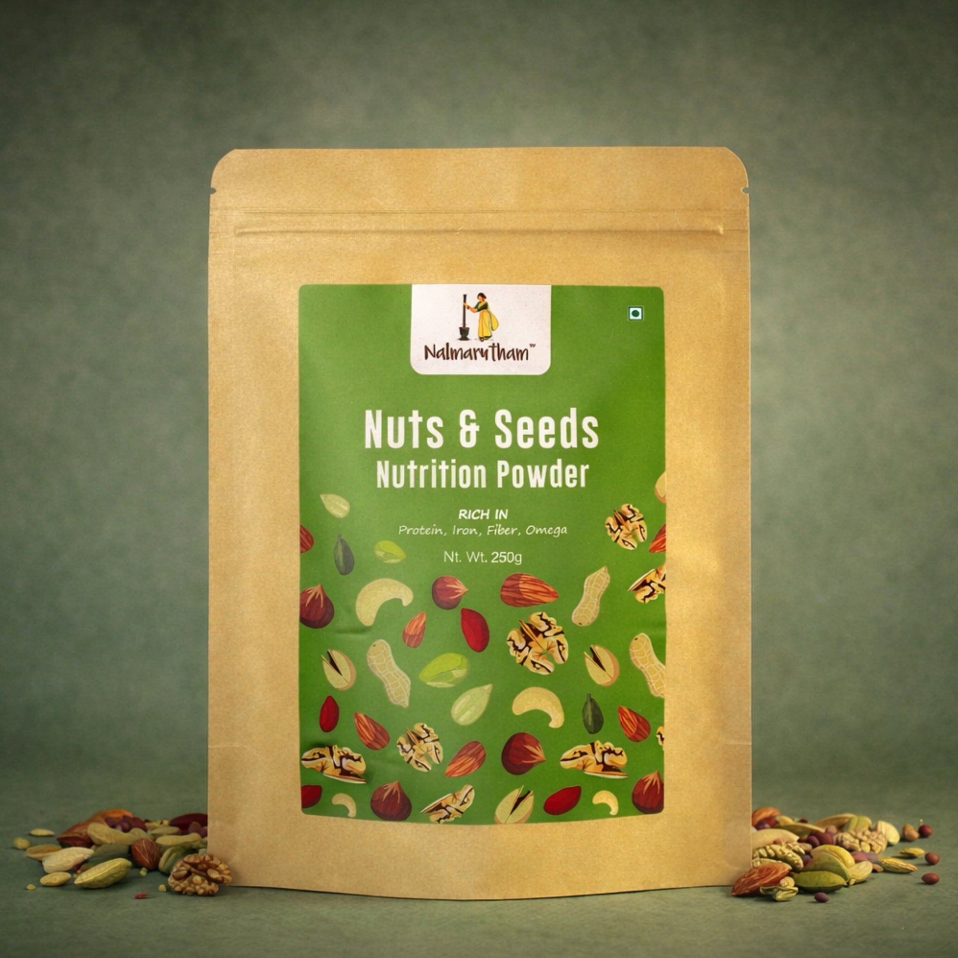 Nuts and seeds powder for kids with natural protein and healthy fats