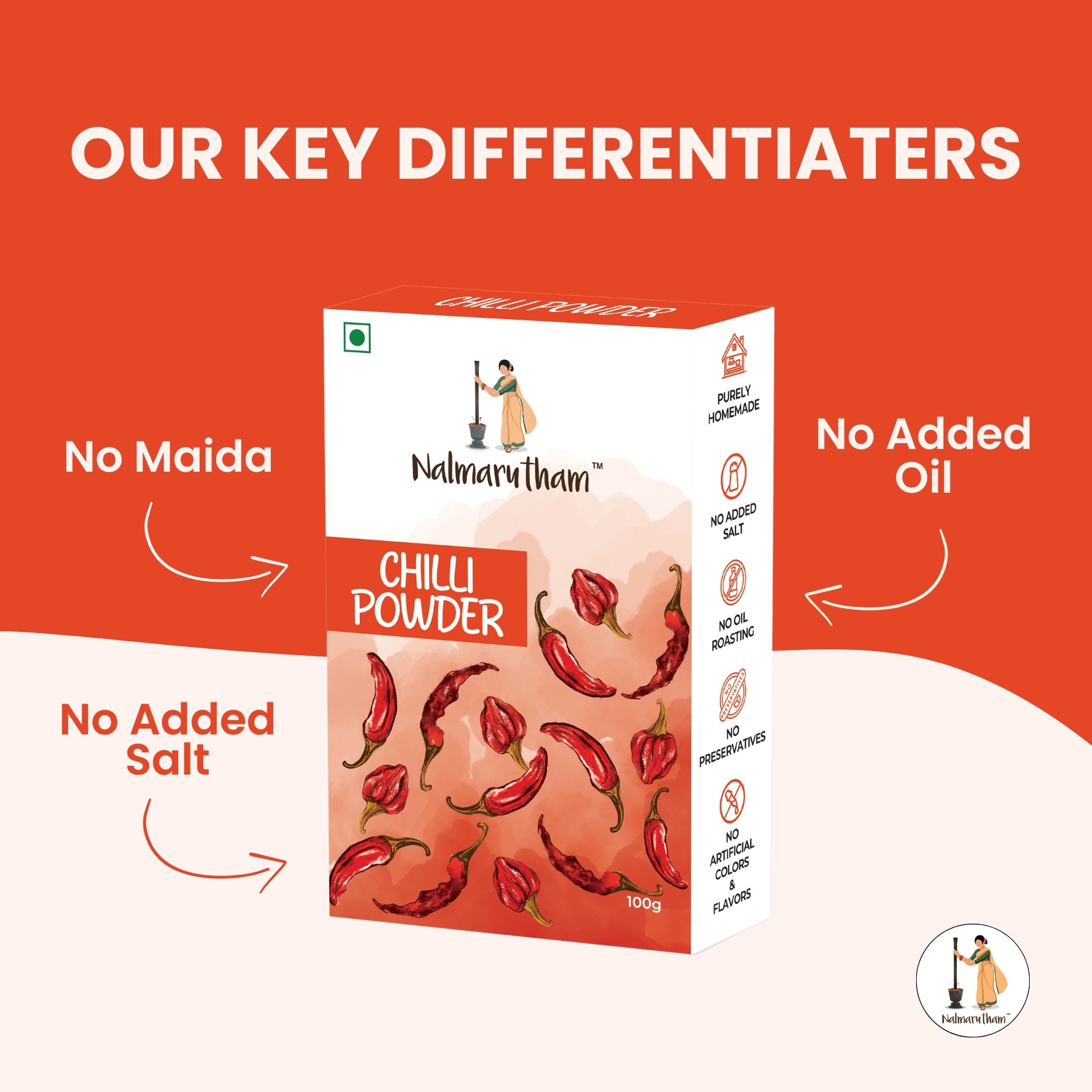 Red Chilli Powder – Three-Chilli Blend with Balanced Heat