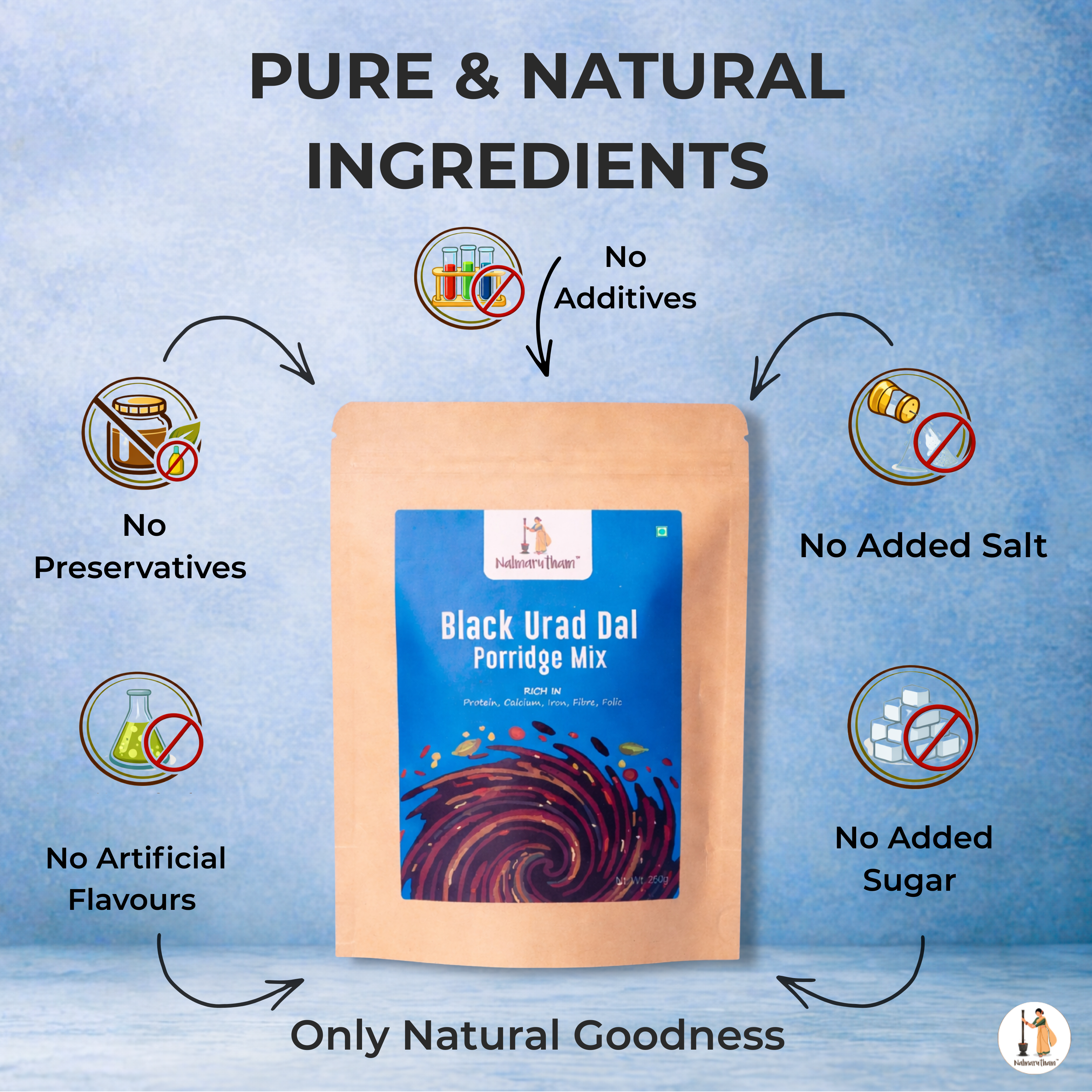 Black Urad Dal Porridge Mix – Wholesome Protein-Rich Nutrition
