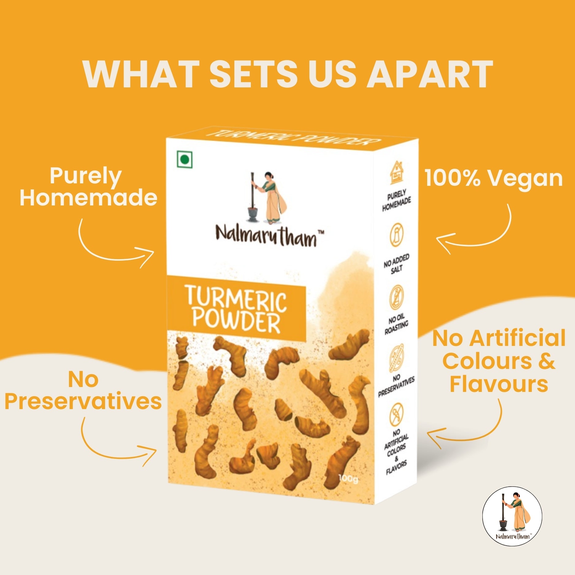 Golden Turmeric Powder – Earthy & Finely Milled Spice