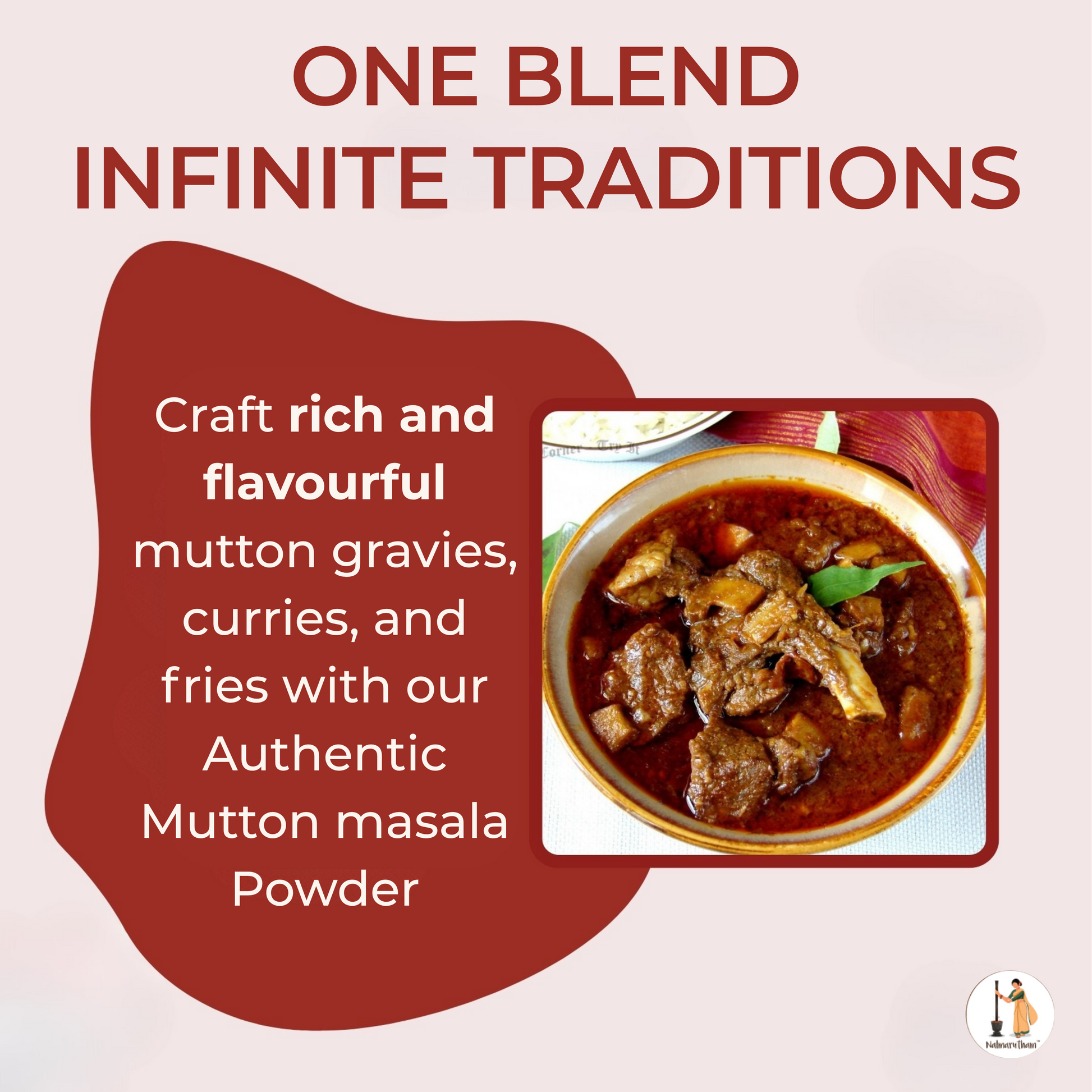 Mutton curry prepared with mutton masala rich and spicy gravy