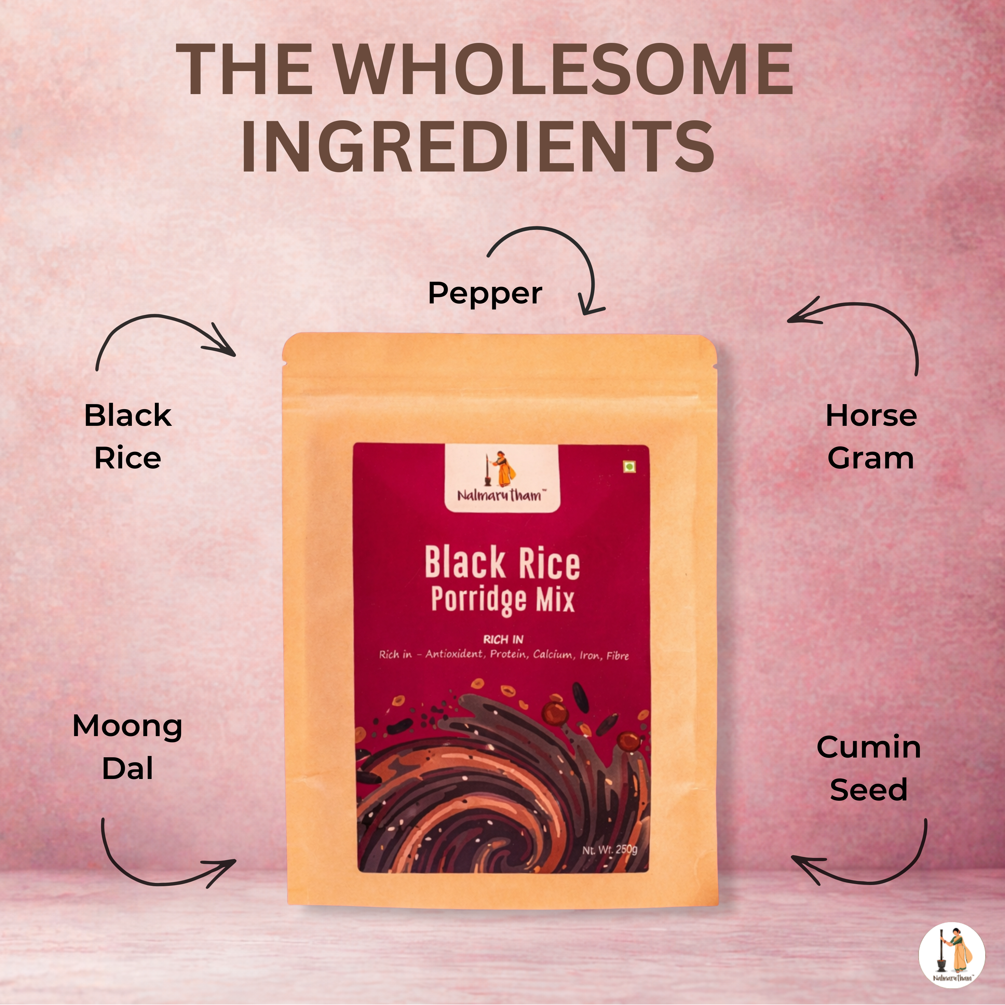 Classic Black Rice Porridge Mix - Strength from Tradition