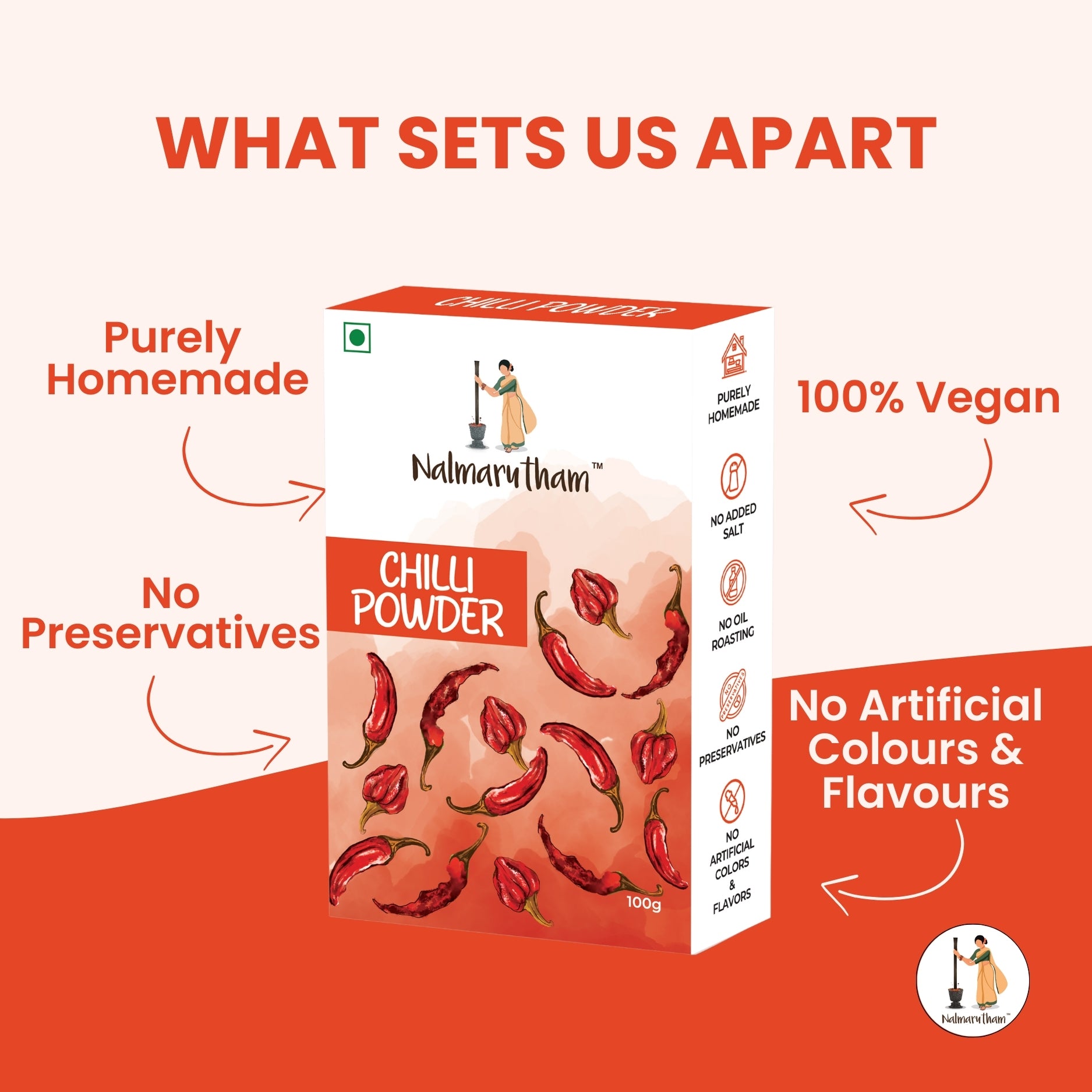 Red Chilli Powder – Three-Chilli Blend with Balanced Heat