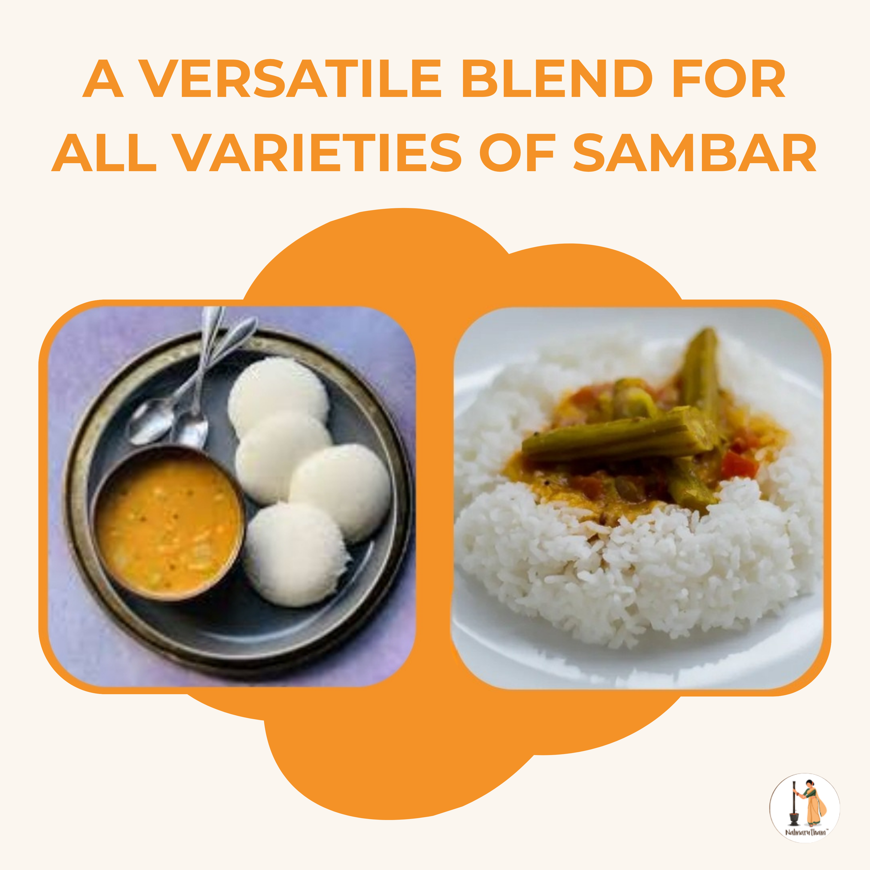 Daily cooking with sambar masala for traditional meals