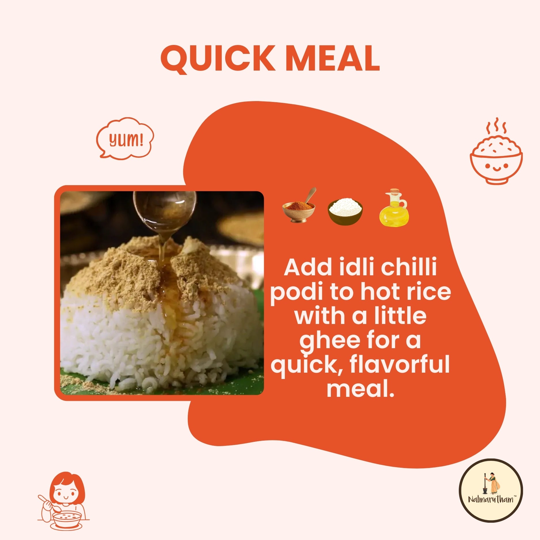 Signature Idli Chilli Podi – Homemade Coarse-Ground Spice Blend